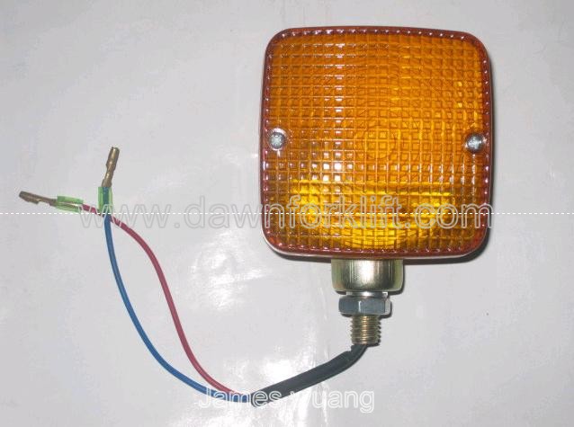Diesel Forklift Turn Light & Side Light Assembly/Working Light With 2pcs BA15S Lamp Bulb