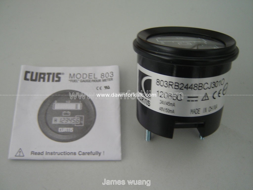 Curtis 803 803RB2448BCJ3010 24V/48V Battery Indicator Gauge Hour Meter For forklift stacker pallet