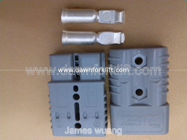 Original Gray 6325G1 Anderson SB175A 600V Power Connector With #1/0 AWG Contacts