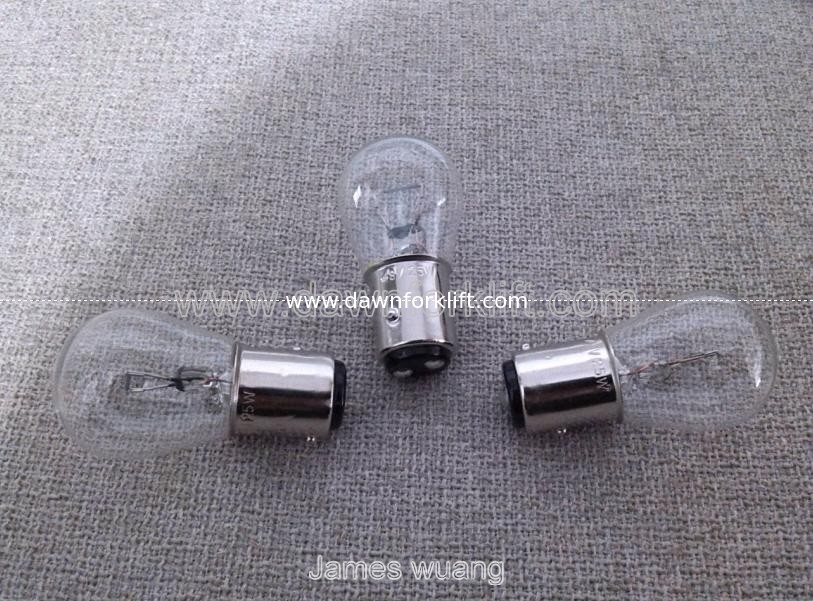 1 X BA15d 48V 25W STOP BULB A4597 INDEX PINS 1 HIGHER THAN OTHER FORK LIFT