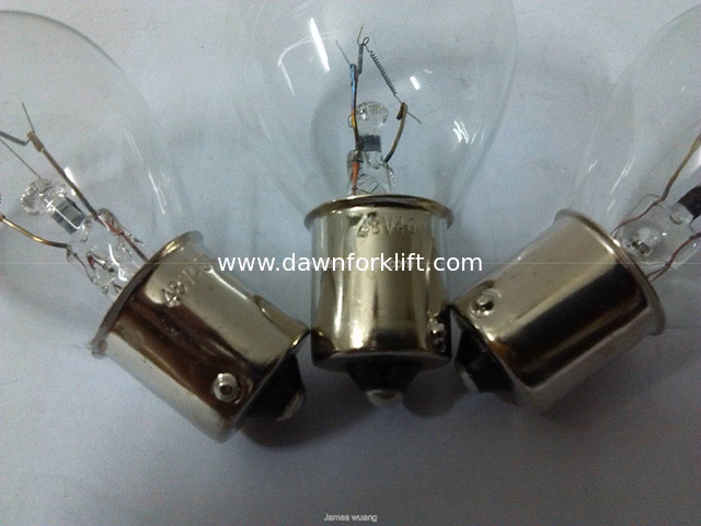Forklift Lamp Head light BA15S 48V 45W Lamp Bulb Single contacts/Abreast Feet