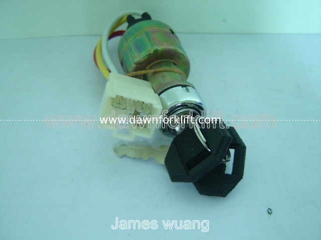 Forklift Key Switch 3 Wire 3 Position Metal Ignition Switch