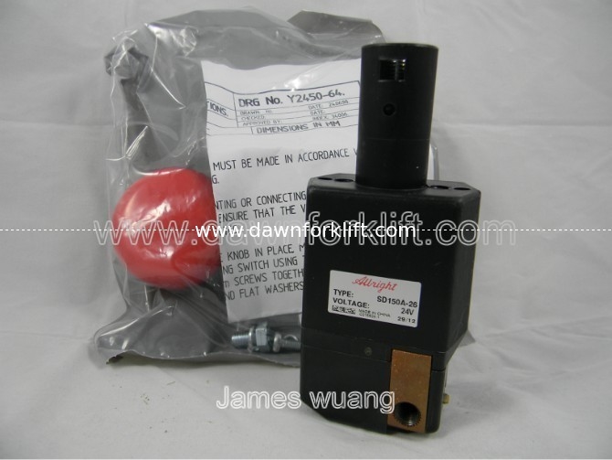 Original Albright SD150-26 150A Emergency Stop / Disconnect Switch / Stop switch