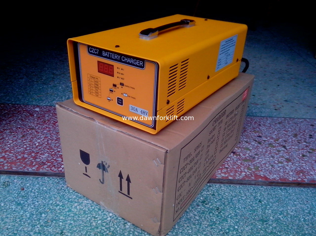 CZC7 48V 30A Intelligent High Frequency Battery Charger For Eelectric Stacker Pallet