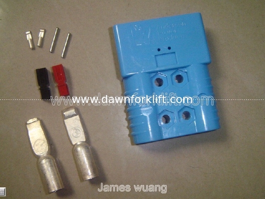 Original Blue 6371G1 Anderson SBX175A 600V Power Connector With #1/0 AWG Contacts