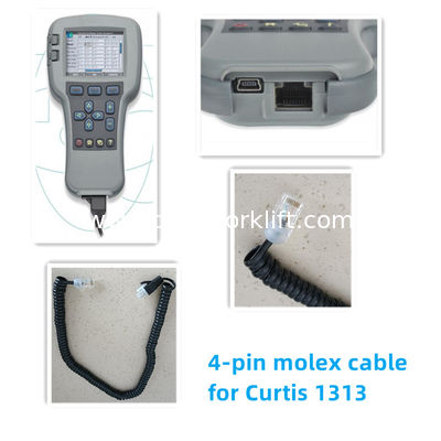 4Pin Molex Cable for Curtis 1313 1313K-4331 1313-4401 OEM Level Handheld Programmer Handset