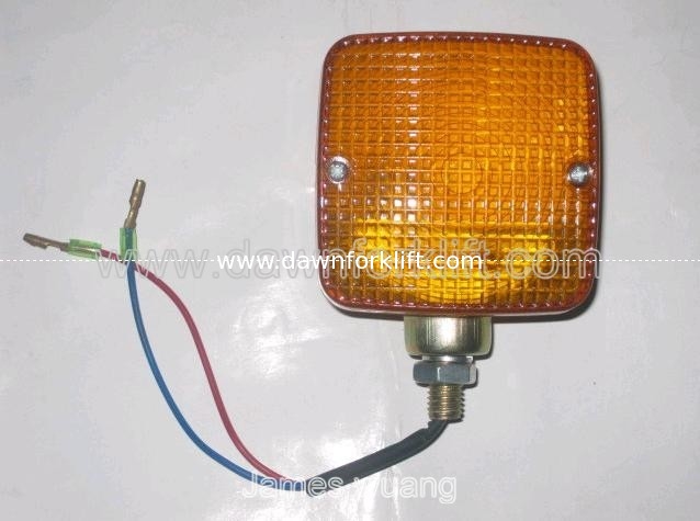 Diesel Forklift Turn Light & Side Light Assembly/Working Light With 2pcs BA15S Lamp Bulb