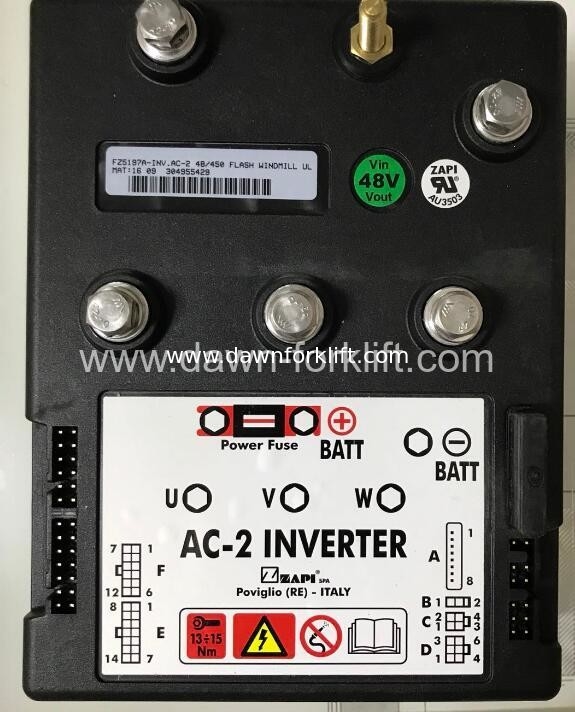 ZAPI AC-2 AC2 Inverter FZ5197A-INV FZ5139 FZ5140 FZ5182 48V 450A AC Motor Controller For Electric Stacker Electric Palle
