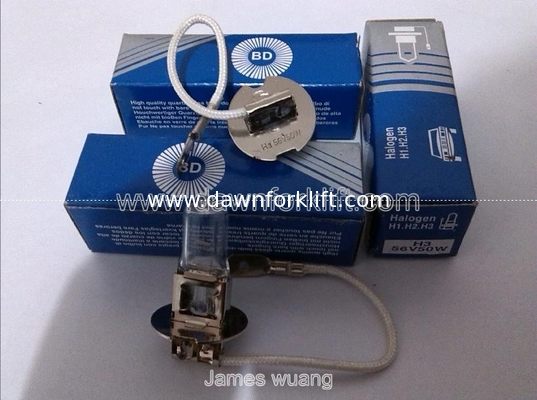 Forklift Lamp Head light Halogen H3 56V 50W Lamp Bulb White