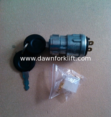 Forklift Key Switch 2 Terminals 2 Position Cast Aluminum Ignition Switch, On/Off Switch