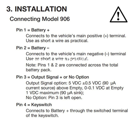 Replace Curtis 906 906D 12V 24V 36V 48V 72V 80V Battery Gauge Indicator Universal Golf Cart Battery Capacity Monitor