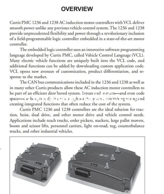 Original Curtis 1238 1238E AC Motor Controller  CURTIS 1238E-6521 48V 60V 72V 80V 550A For Golf Cart Eelctric Forklift